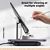 Wireless Charging Station for Apple, Wired Charger for iPad Charging Station, 4 in 1 Wireless Charging Stand Multiple Devices for iPhone 15 Pro Max 14 13 12, iWatch 8 7 6 5 4 3 2 Se, Airpods 3 2 Pro