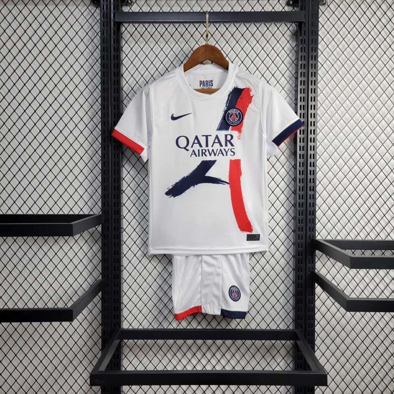 2025-2026 KIDS PSG Paris Saint-Germain Away Football Shirt 1:1 Thai Quality- Maxi Kit