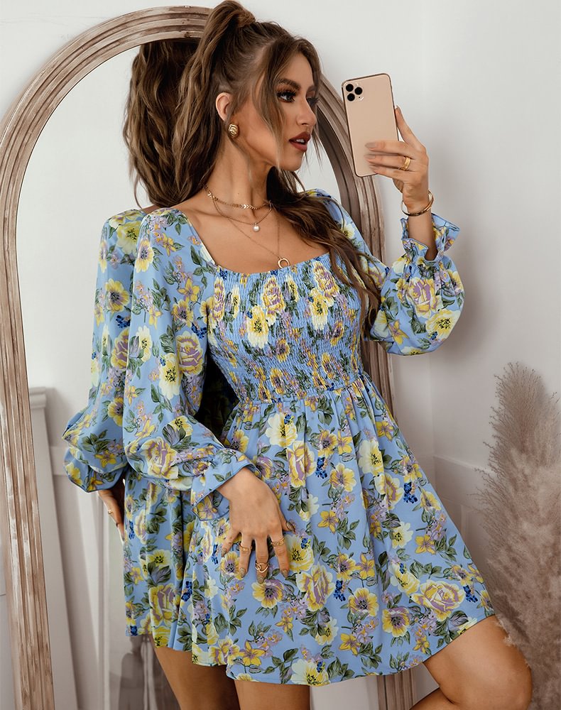 stunning-stella-mini-dress-floral-office-outfits-august-lemonade 1