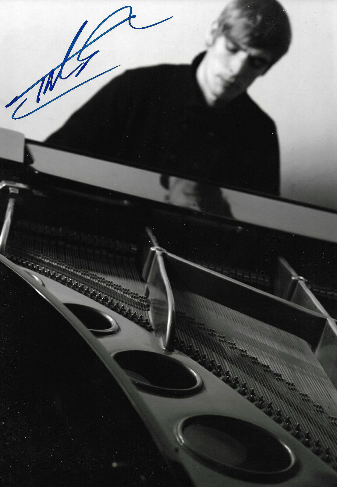 Cedric Tiberghien Pianist signed 8x12 inch Photo Poster painting autograph