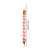 Resin Diamond Painting Point Drill Pen Dual-Ended Diamonds (Orange pink)