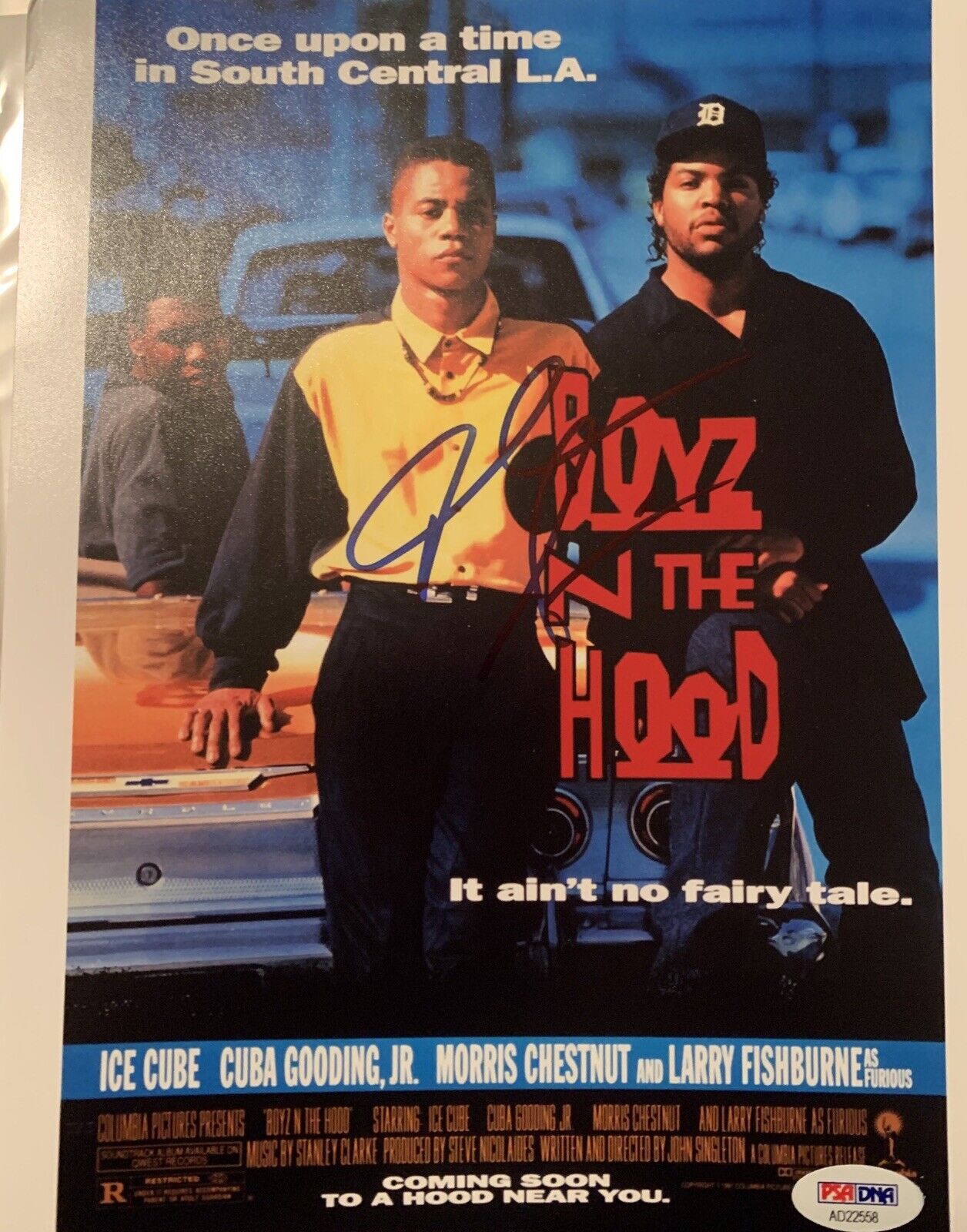 john singleton Signed 8x10 Photo Poster painting Auto Pic Boyz N The Hood Psa Coa