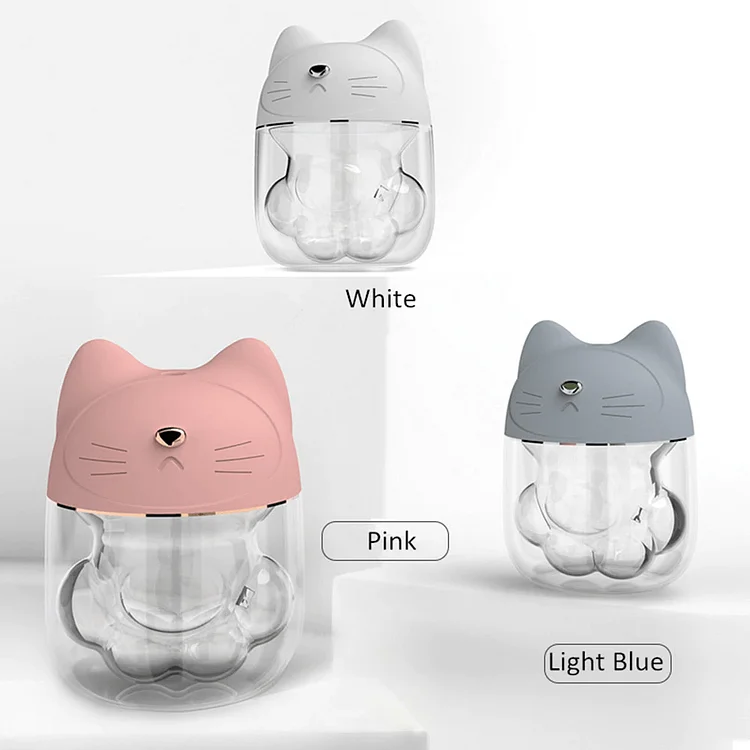 pornhint Pornhint 3 in 1 Ultrasonic Air Humidifier USB Cat Mini Humidifiers Aroma Oil Diffuser
