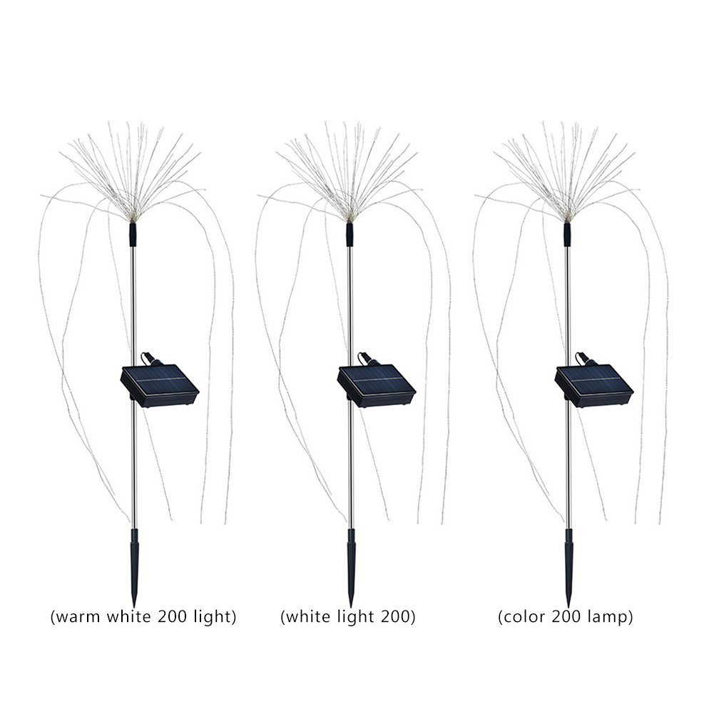 

Solar LED Fireworks String Lights Starry Sky Copper Wire Garden Decoration, 501 Original
