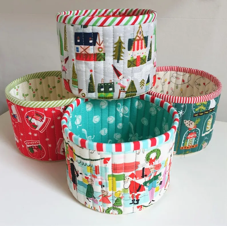 Tub Family. PDF Pattern. Fabric baskets. Storage. Instant download ...