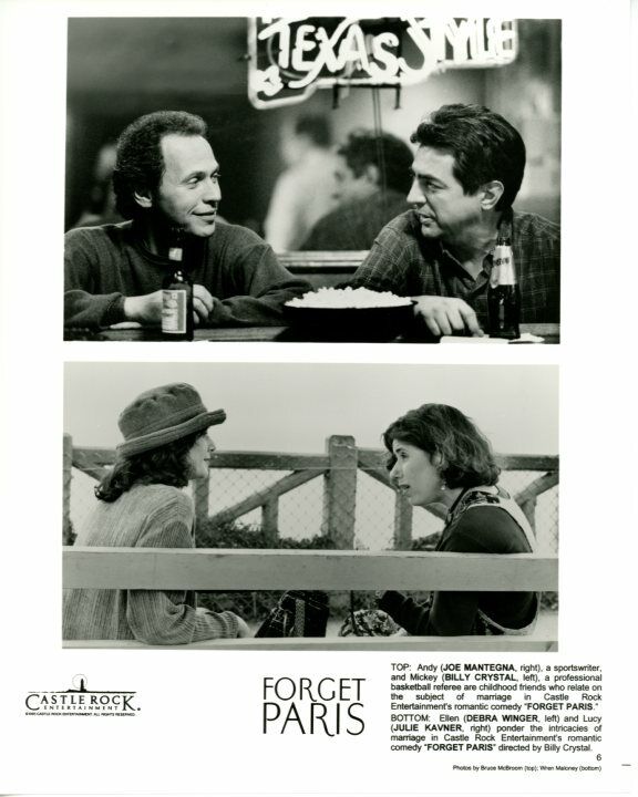 Billy Crystal Joe Mantegna Forget Paris Debra Winger Original Press 8X10 Photo Poster painting