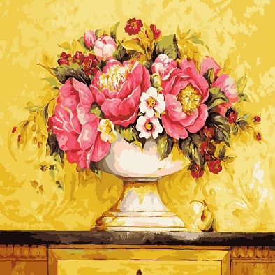 

Pastoral Pink – Paint By Numbers - 40*50CM, 501 Original