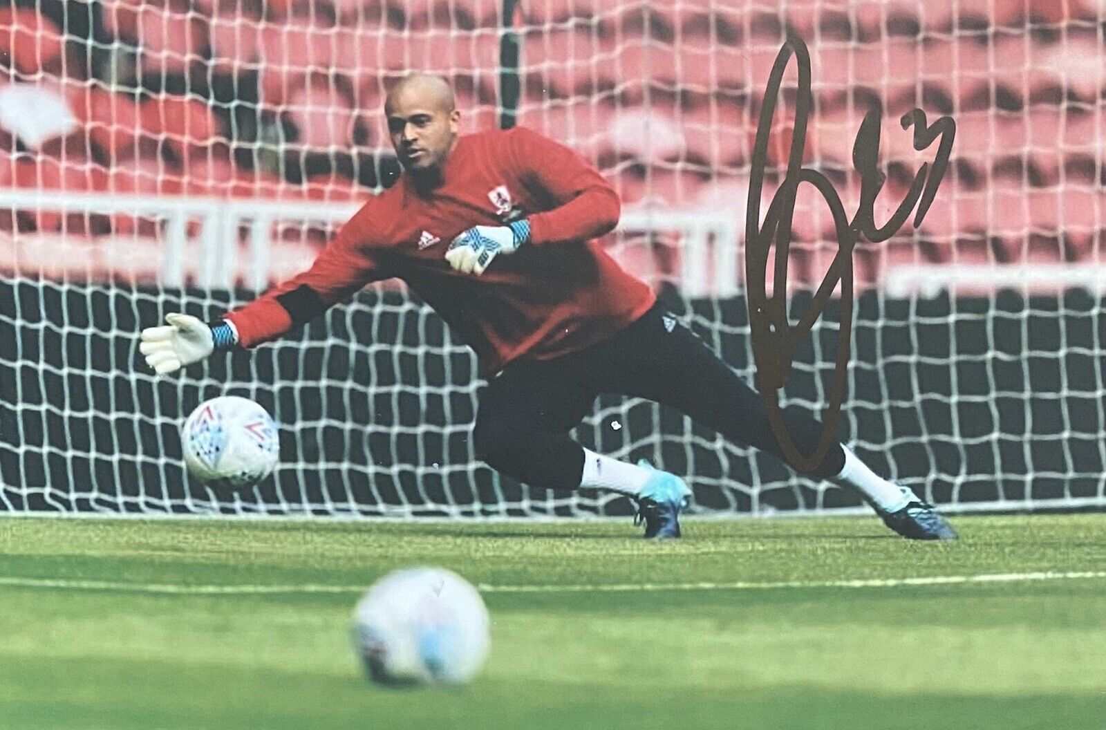 Darren Randolph Genuine Hand Signed Middlesbrough 6X4 Photo Poster painting