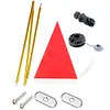 Kayak Flag Mount Kit with Screws Base Boat Flag Mount Set for Kayak Canoe Boat