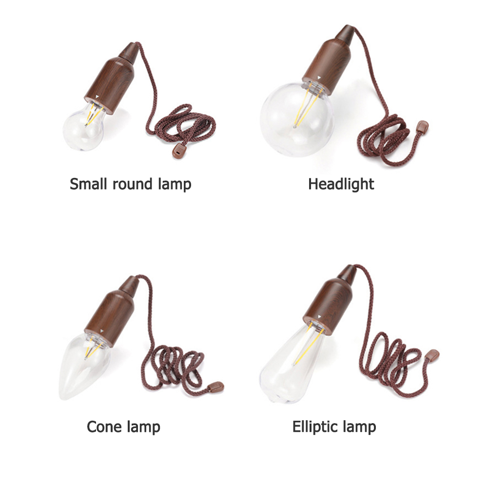 

LED Hanging Lamp Portable Drawstring Tent Outdoor Camping Pull Cord Lights, Style d, 501 Original