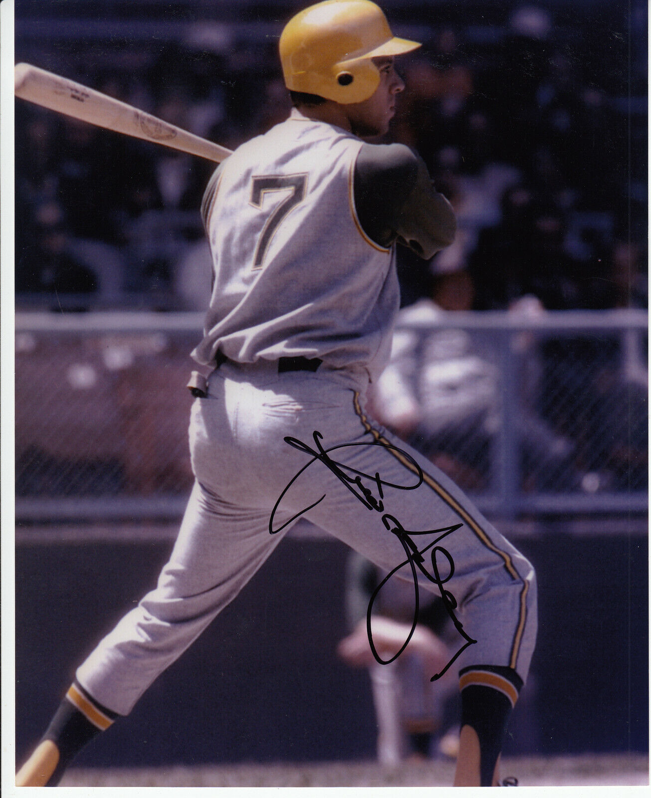 Rick Monday #0 8x10 Signed w/ COA Oakland A's 031719