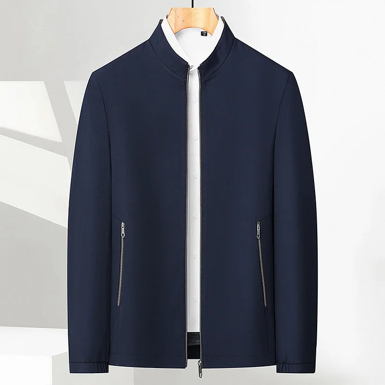 ✨New Arrival-Save 80%⏳✨Men's Standing Collar Zipper Casual Jacket✨