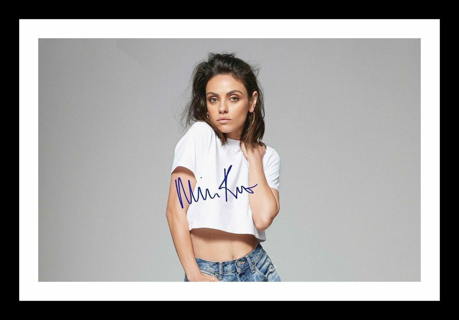 Mila Kunis Autograph Signed & Framed Photo Poster painting 4