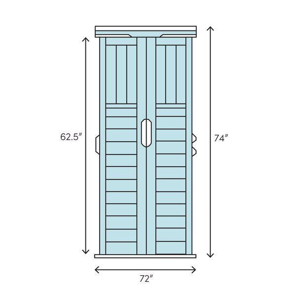 Grand Garden Chalet 6 ft. W x 3 ft. D Solid Wood Tool Shed