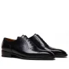 Men's Captoe Oxford Dress Shoes - Leather Sole
