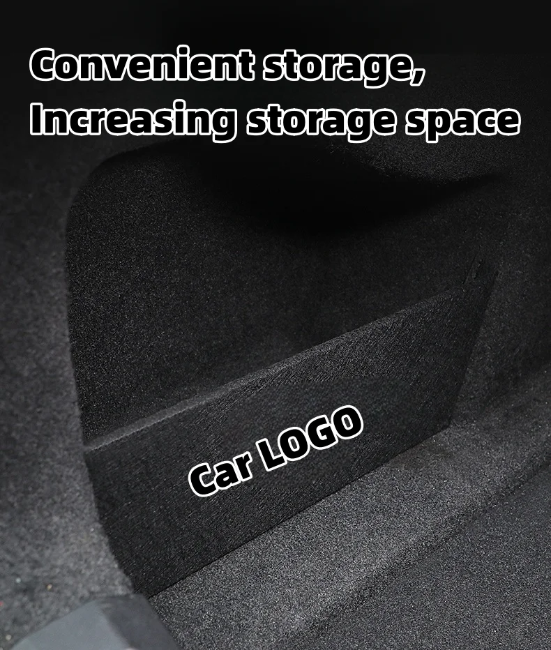 Car custom trunk side storage partitions(2PCS)