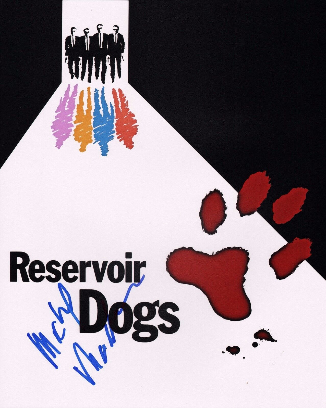 ~~ MICHAEL MADSEN Authentic Hand-Signed Reservoir Dogs -Mr.Blonde 