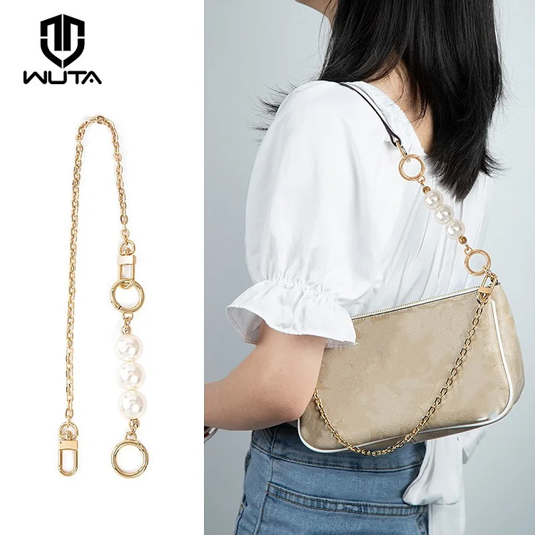 Underarm Bag Chain for Bags Strap Extension Pearl Chain | WUTA 