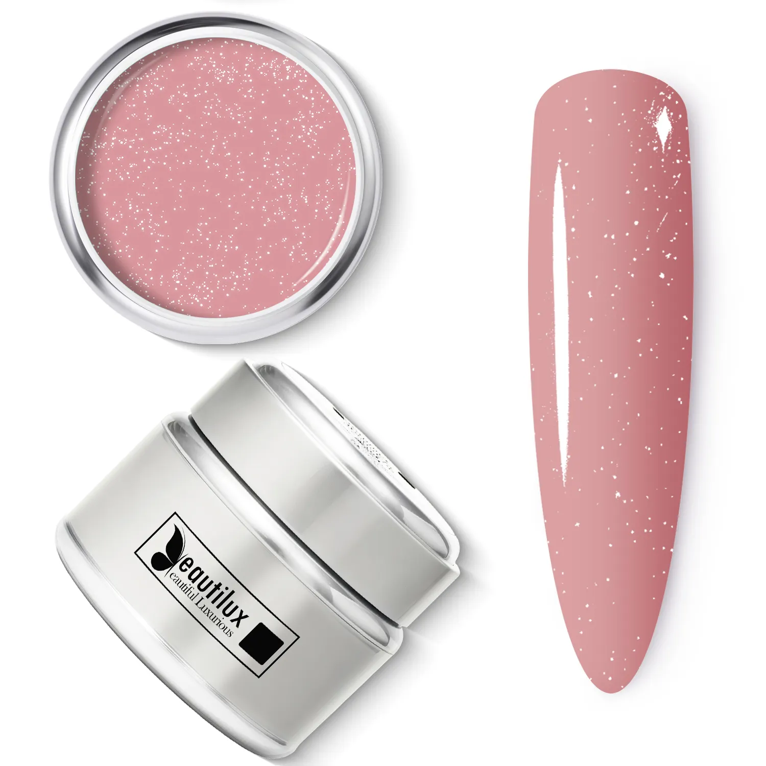 GLITTER HARD BUILDER NAIL GEL |BHBG55-14