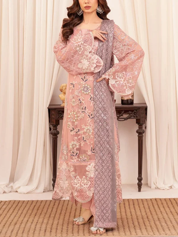 Lace Hollow Texture Elegant Ladies Suit