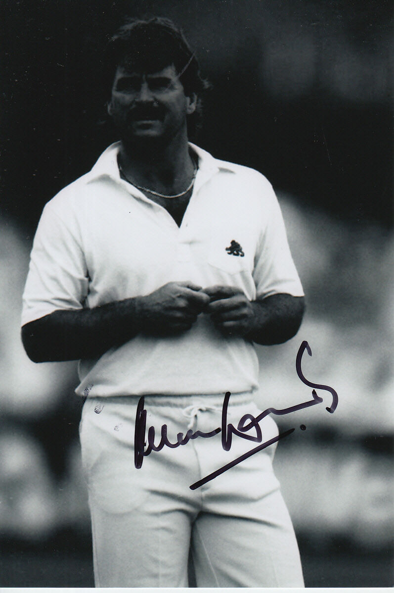 ENGLAND CRICKET HAND SIGNED ALLAN LAMB 6X4 Photo Poster painting 1.