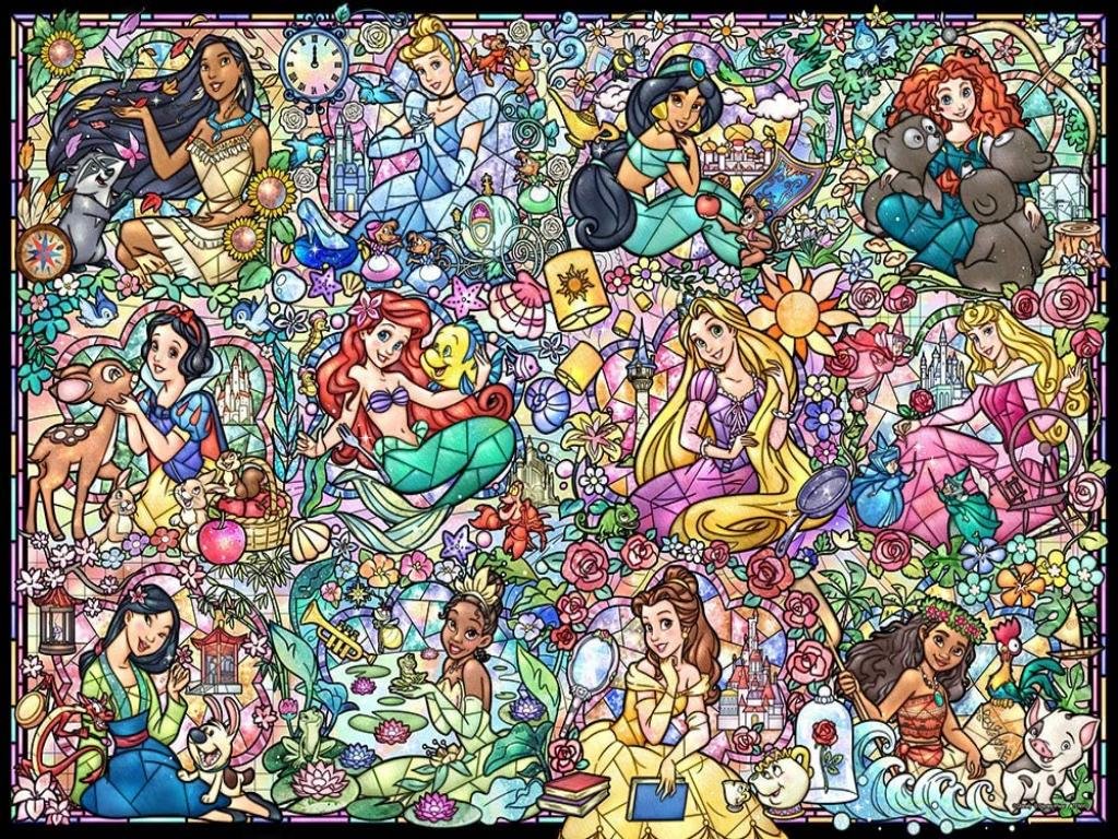 Daimond Painting - Full Round - Disney Princess(130*90cm)