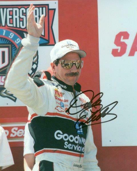 REPRINT - DALE EARNHARDT Signed Vintage Glossy 8 x 10 Photo Poster painting Poster Man Cave