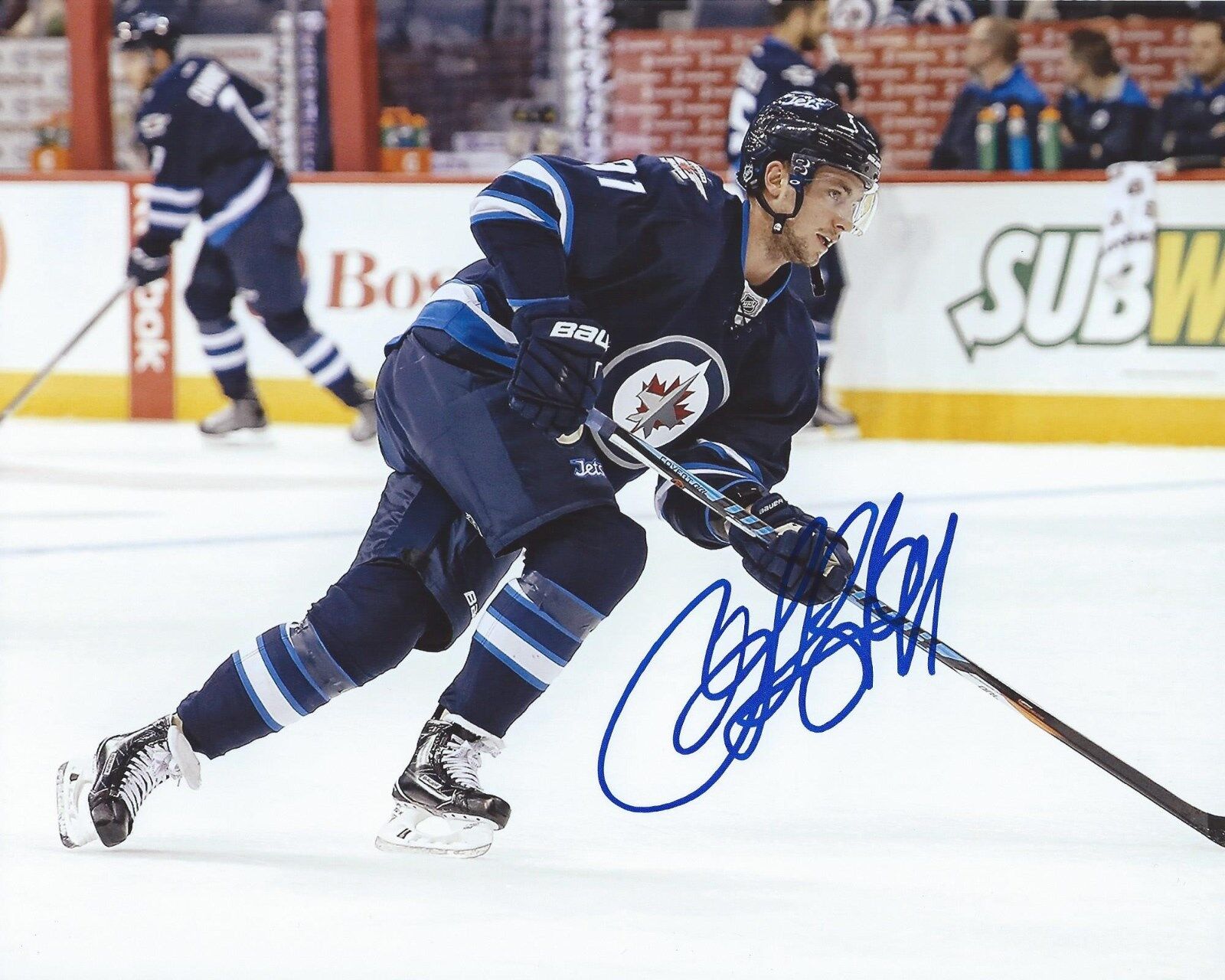 Alexander Burmistrov Signed 8x10 Photo Poster painting Winnipeg Jets Autographed COA B