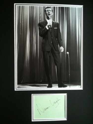 NORMAN VAUGHAN - COMEDY STAR SIGNED B/W Photo Poster painting DISPLAY