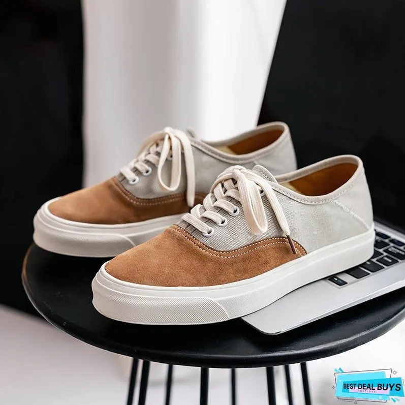 Comfortable Men's Matching Versatile Korean Canvas Shoes