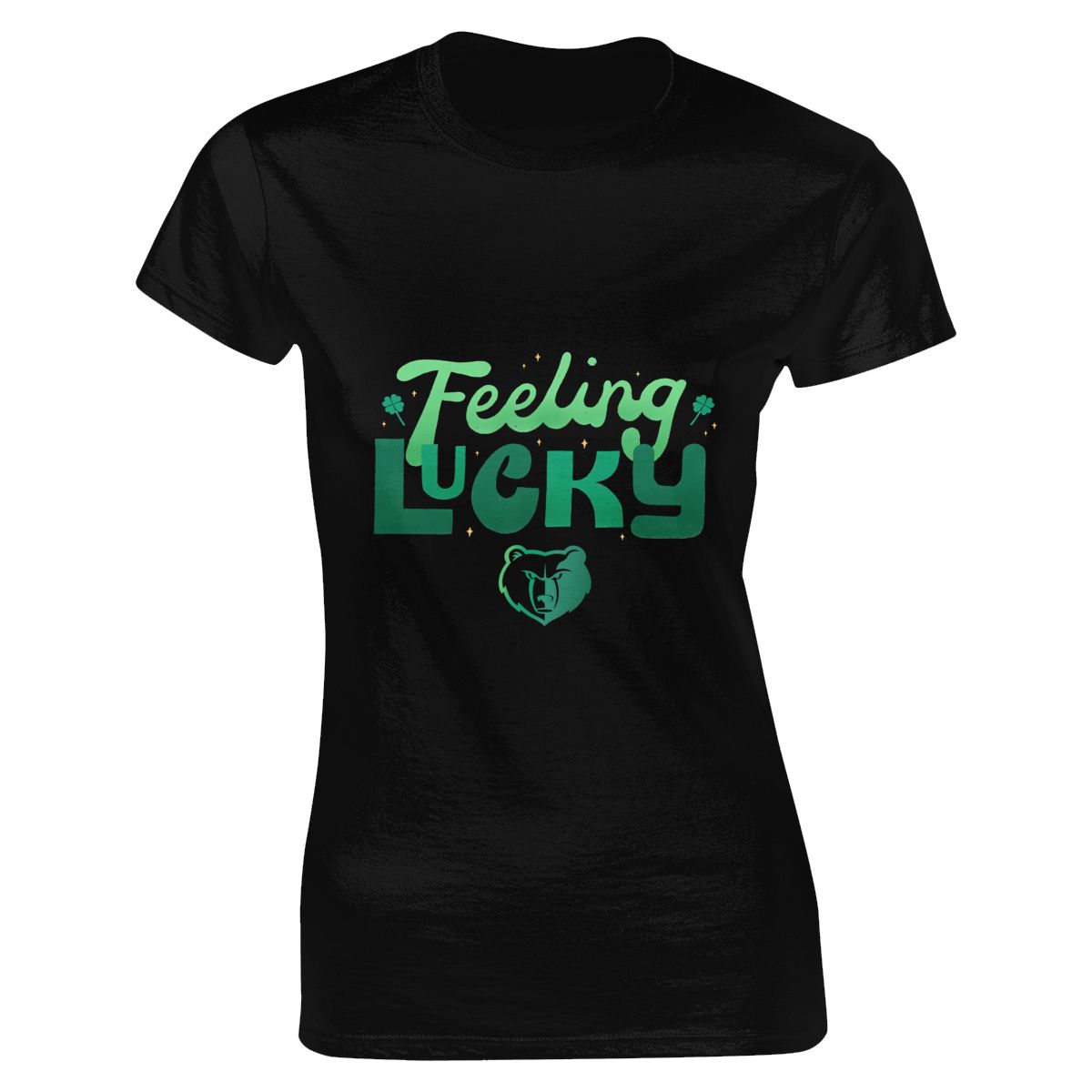 Memphis Grizzlies Feeling Lucky St. Patrick's Day Women's Soft Cotton T-Shirt