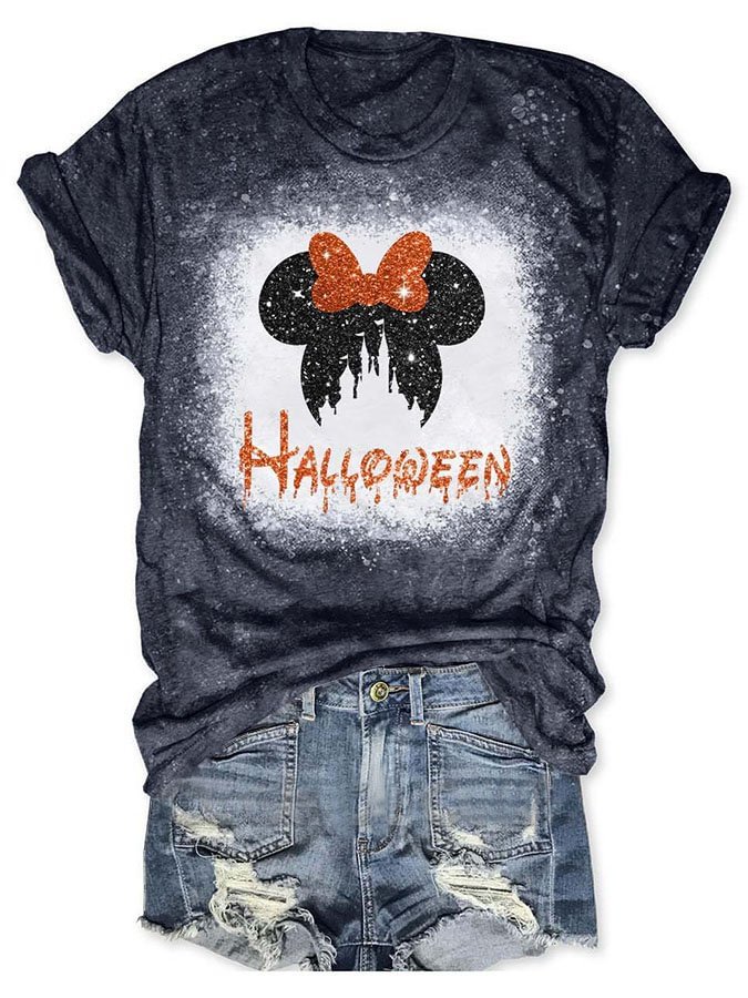 Trendy Tie-Dye Print Short Sleeve T-Shirt