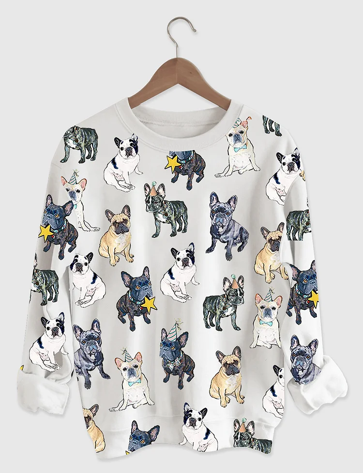 Women's French Bulldog Long Sleeve Shirt