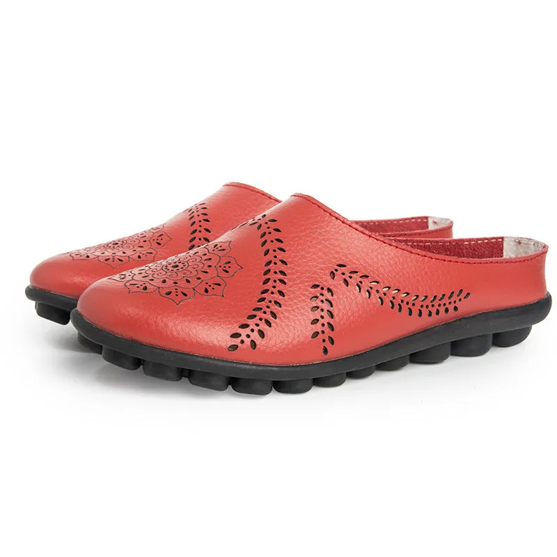 Owlkay Casual All-match Hollow Slippers