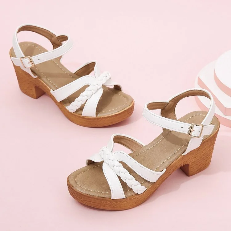 Platform High Heels Sandals With Ankle Strap Radinnoo.com