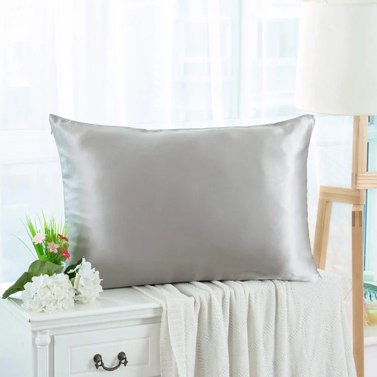 Bronaxshop 19 Momme Silk Pillowcase Zipper Closure