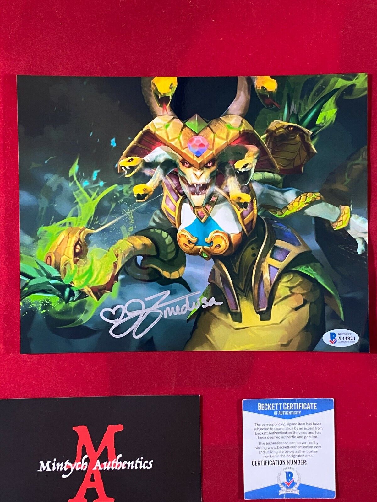 JEN TAYLOR AUTOGRAPHED SIGNED 8X10 Photo Poster painting! DOTA 2! BECKETT COA!