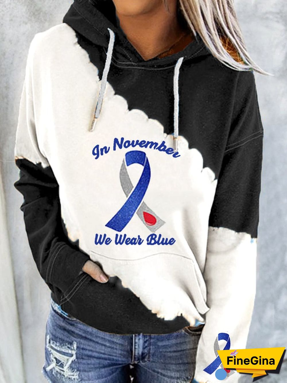 Women's Lahaina Sea Turtle Print Casual Hoodie