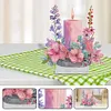 【Clearance Sale】DIY Cles Pink Flowers-Diamond Painting Ornaments（Single-Sided)