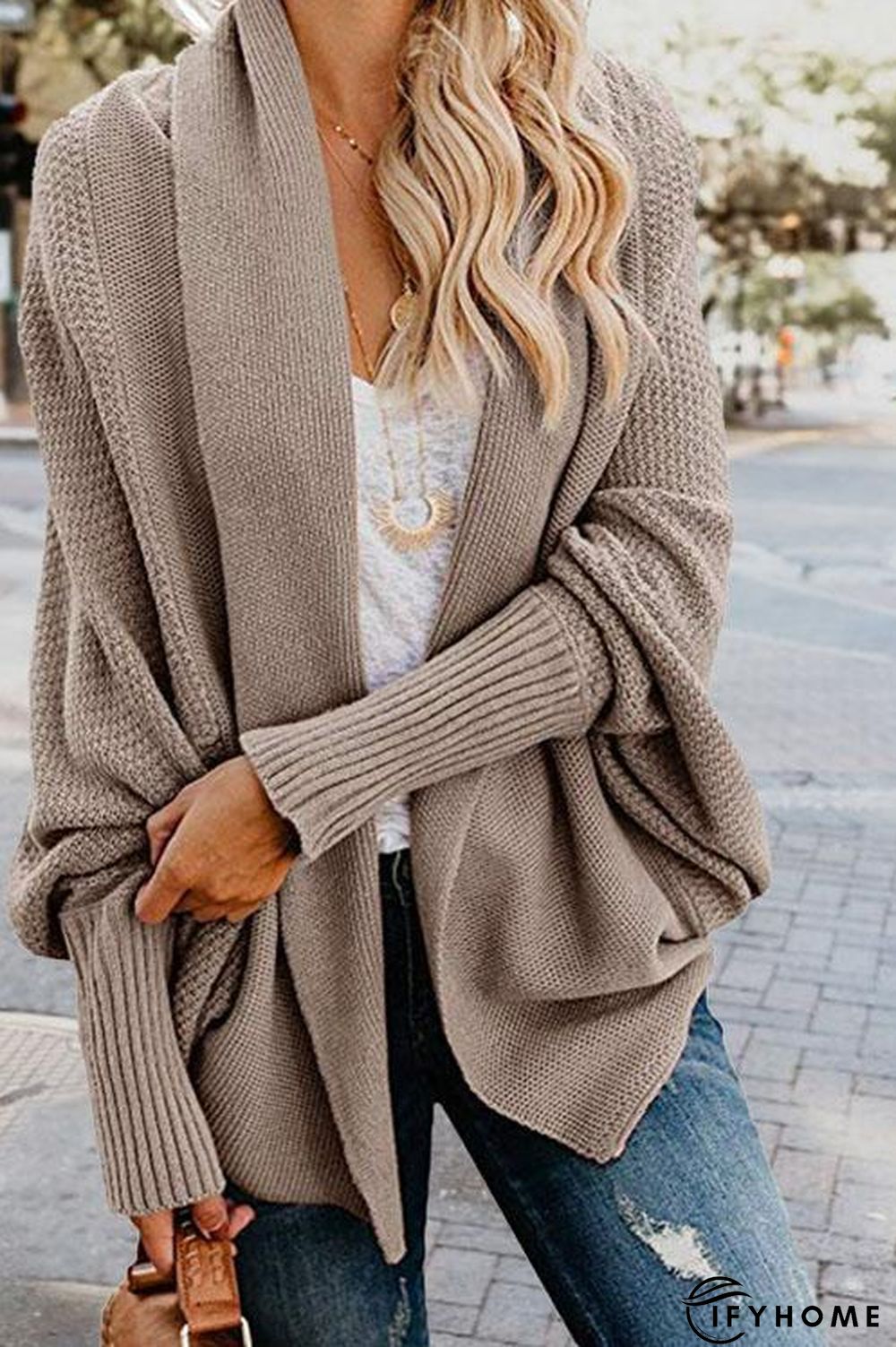 Batwing Sleeves Sweater Cardigans | IFYHOME