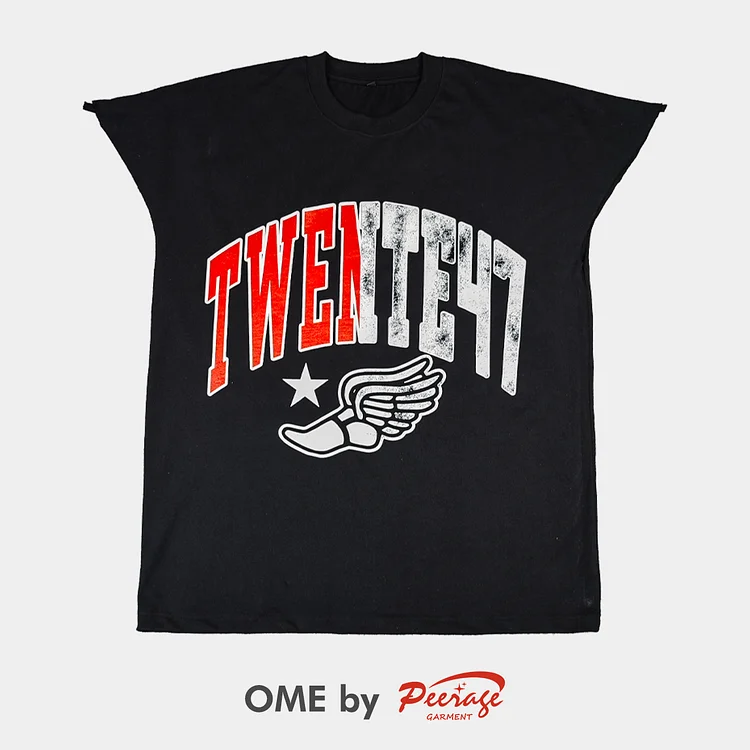 Custom Print Sleeveless T-Shirt