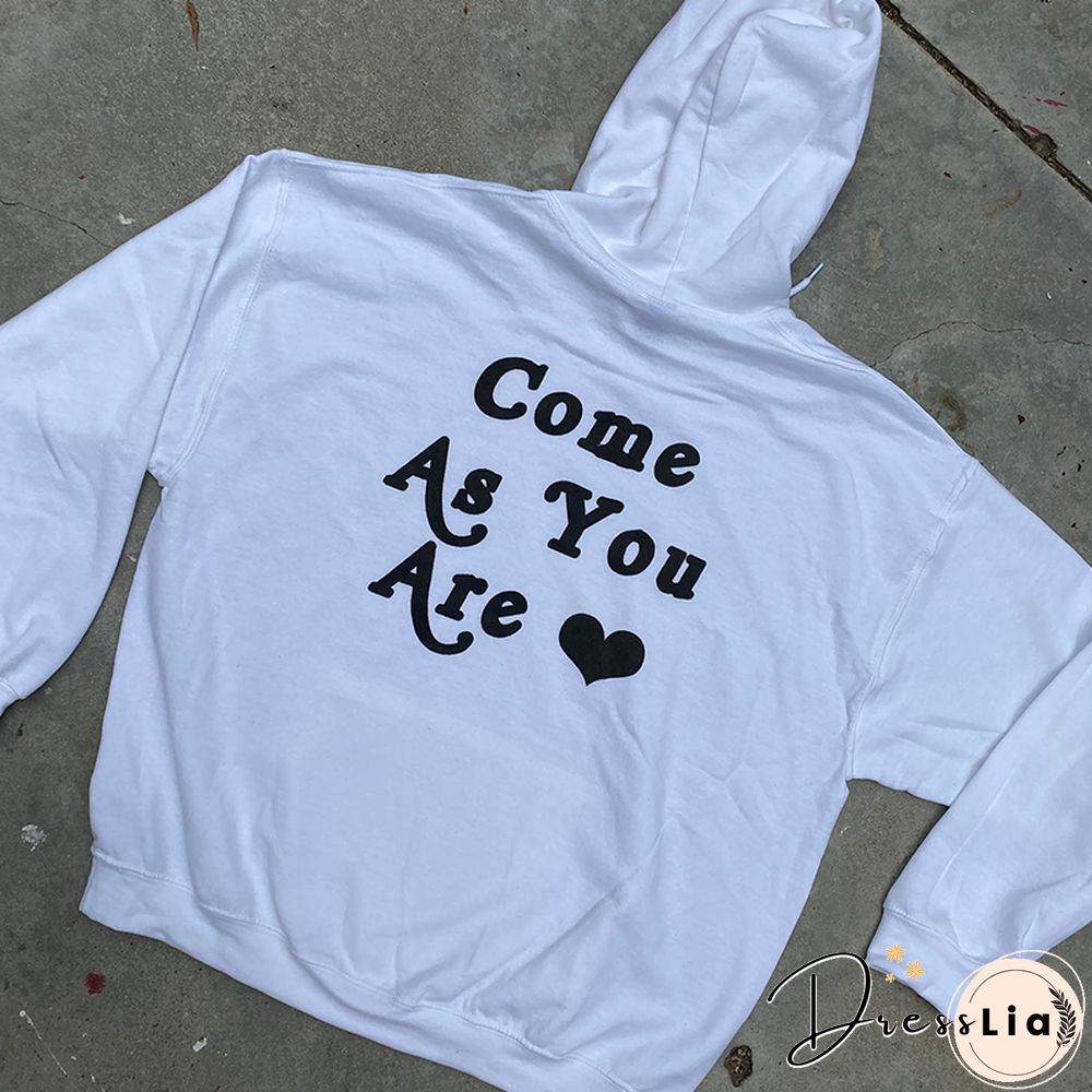 Come Us You Are Print Women's Hoodie