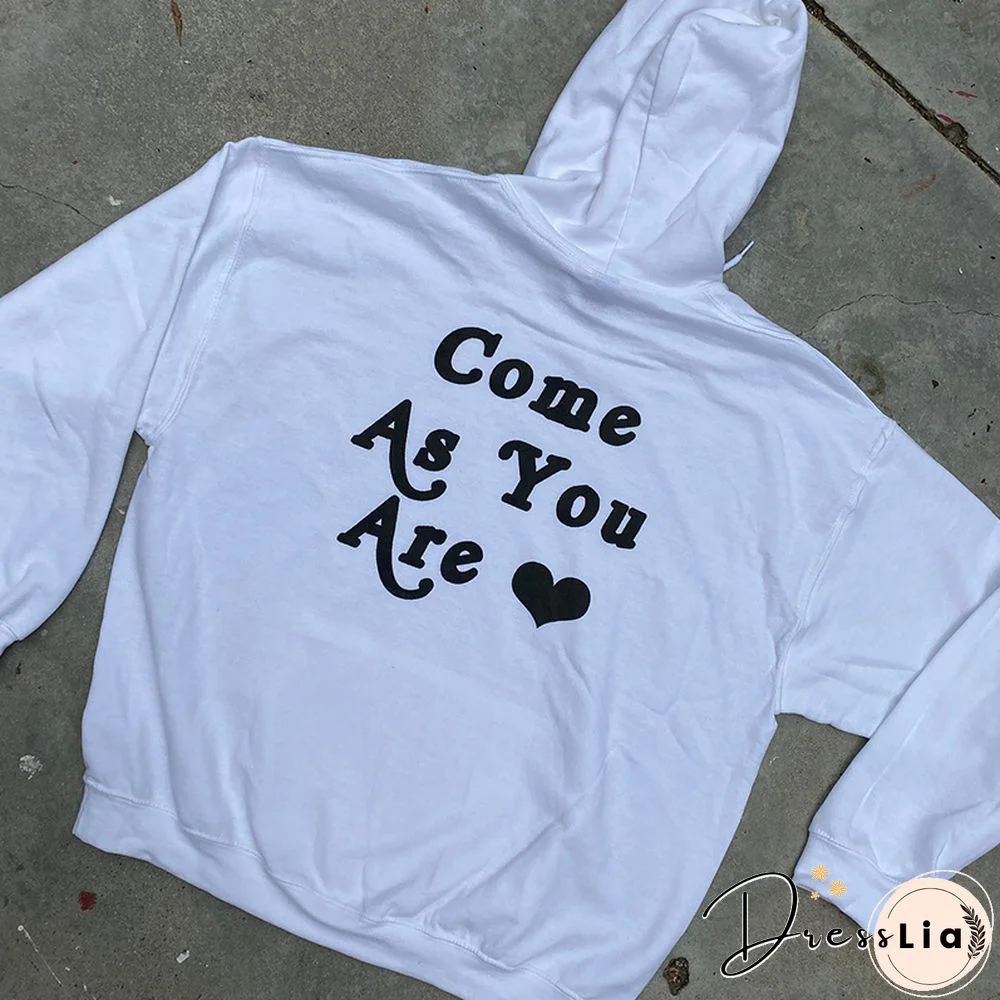 Come Us You Are Print Women's Hoodie