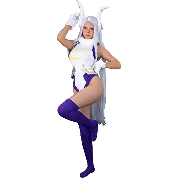 BNHA Miruko Cosplay Costume My Hero Academia Rabbit Hero Mirko Bunny Bodysuit Costume