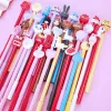 20PCS Random Mixed Cartoon 0.5mm Black Gel Pen School Opens Season Student Office Cute Stationery