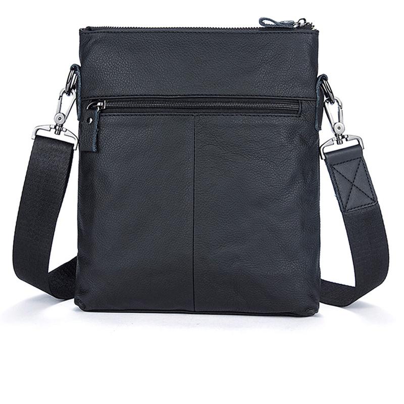 Organizational Layout Grain Textured Style Contrast Stitching Crossbody Sling Bag
