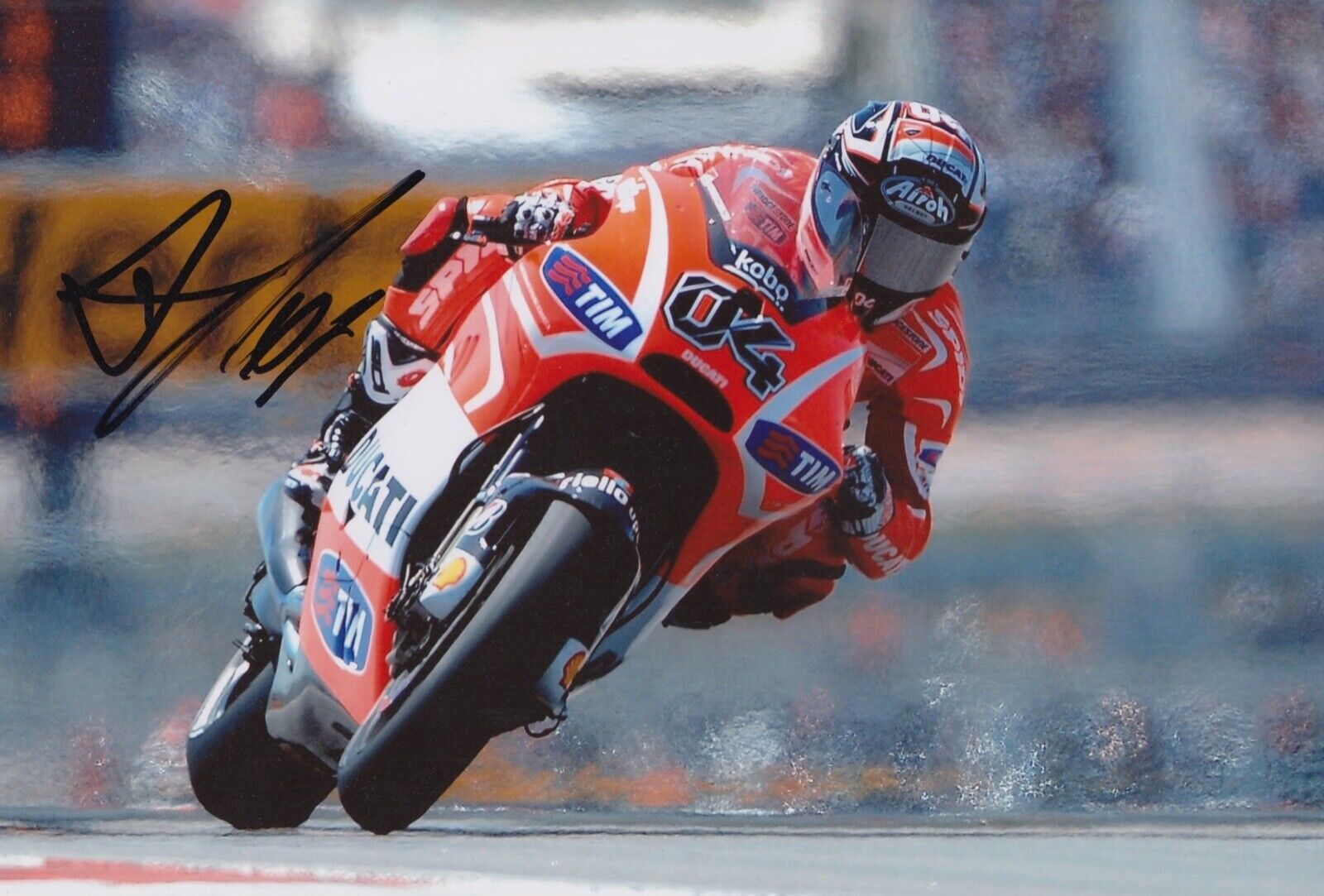 Andrea Dovizioso Hand Signed 12x8 Photo Poster painting MotoGP Autograph Ducati