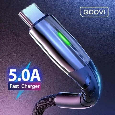 pornhint Pornhint 5A 2m USB Type C Cable Micro USB Fast Charging Mobile Phone Android Charger Type-C Data Cord For Huawei P40 Mate 30 Xiaomi Redmi