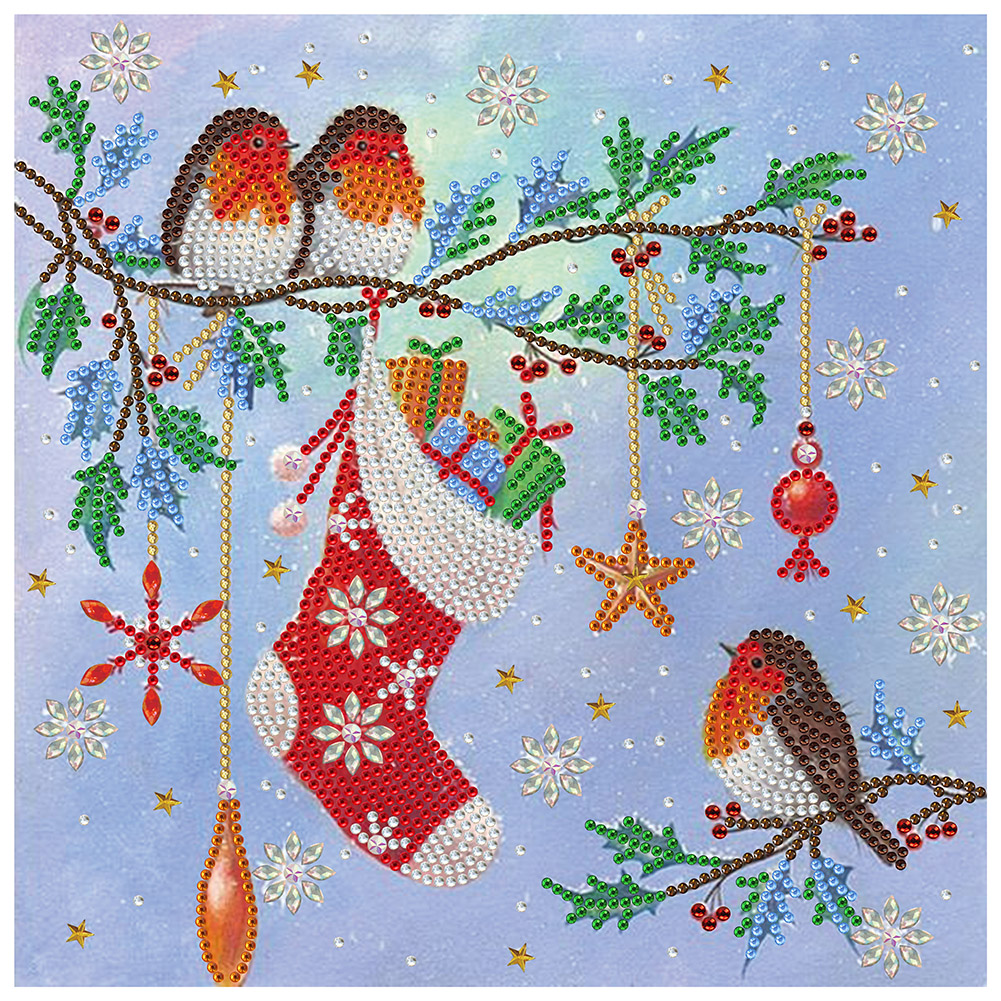 

Christmas - Round Drill Diamond Painting - 30*30CM, 501 Original