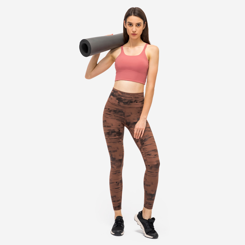 high waist ankle length leggings 